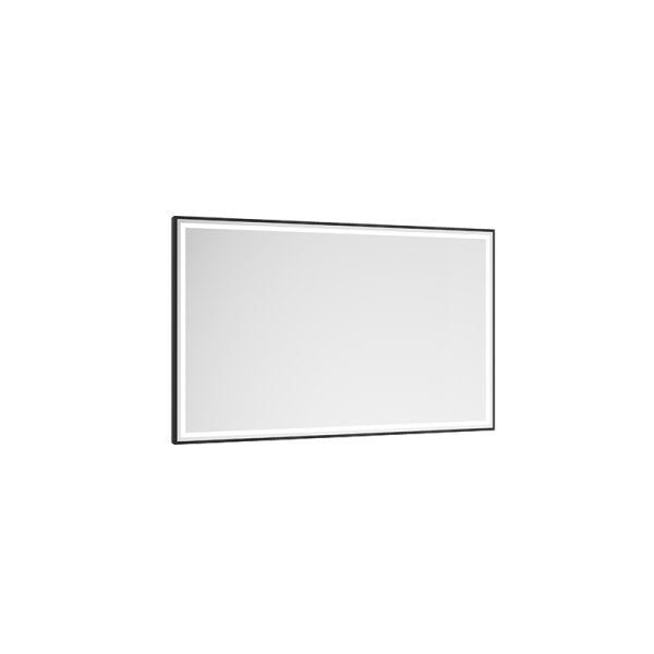 Abacus Line 1200 x 600mm Framed Mirror - Black