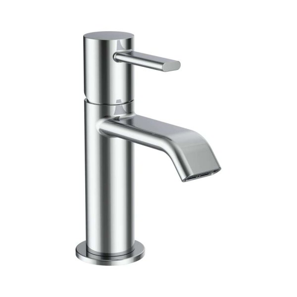 Laufen Meda 95mm Projection Basin Mixer with Fixed Spout - Chrome