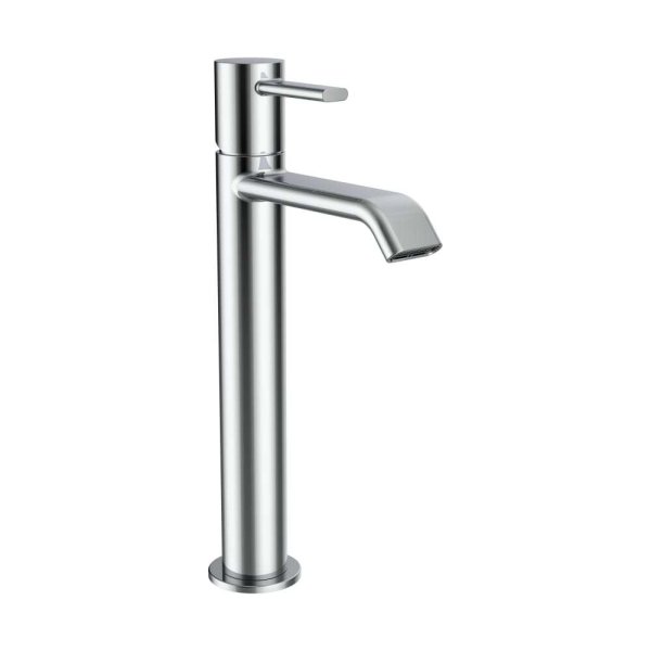 Laufen Meda Column Basin Mixer with Fixed Spout - Chrome