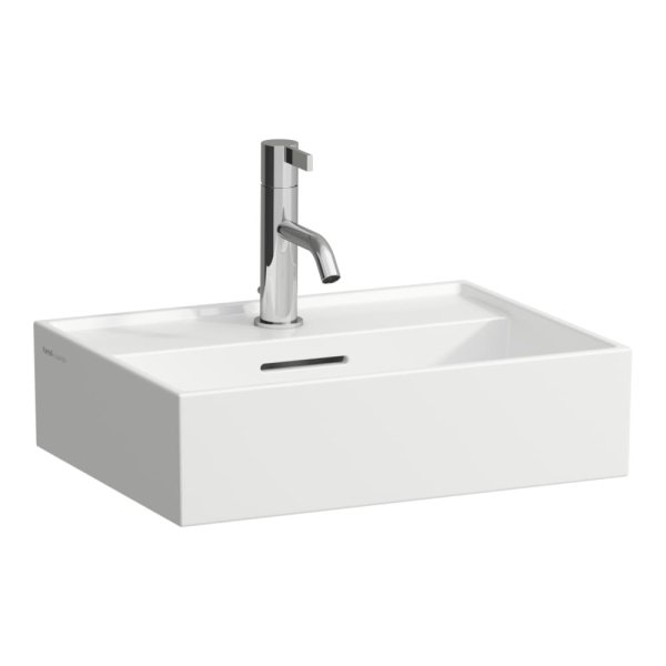 Kartell by Laufen 450mm Wall-Hung 0 Tap Hole Basin