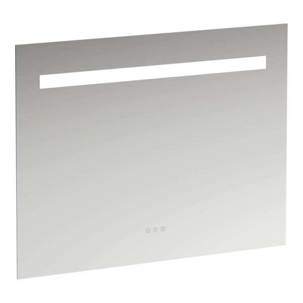 Laufen Leelo 900mm Mirror with Horizontal LED Lighting & 3 Touch Sensors - Aluminium Frame