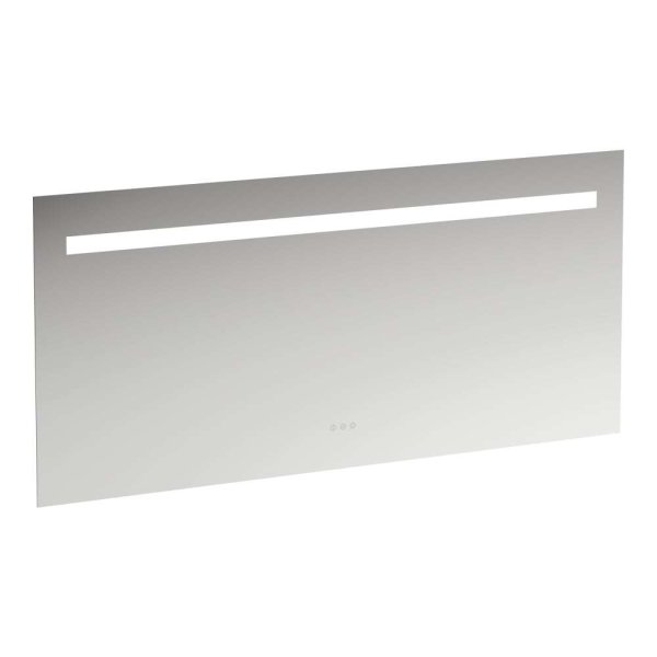 Laufen Leelo 1500mm Mirror with Horizontal LED Lighting & 3 Touch Sensors - Aluminium Frame