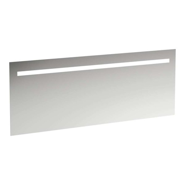 Laufen Leelo 1800mm Mirror with Horizontal LED Lighting for Room Switch - Aluminium Frame