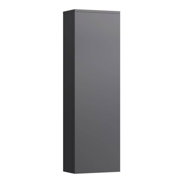 Kartell by Laufen 400 x 1300mm Left Hand Hinge Tall Cabinet - Slate Grey