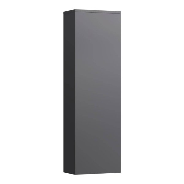 Kartell by Laufen 400 x 1300mm Right Hand Hinge Tall Cabinet - Slate Grey