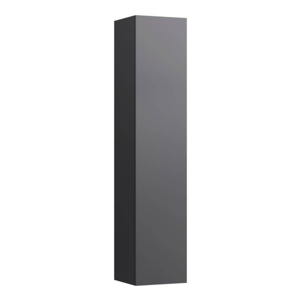 Kartell by Laufen 350 x 1650mm Left Hand Hinge Tall Cabinet - Slate Grey