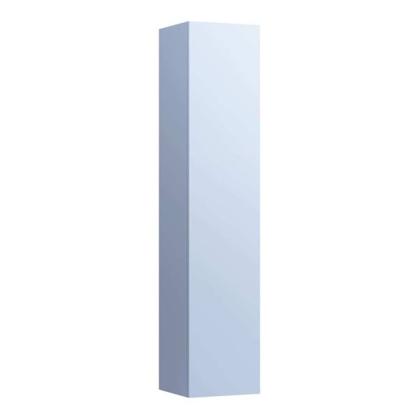 Kartell by Laufen 350 x 1650mm Left Hand Hinge Tall Cabinet - Grey Blue