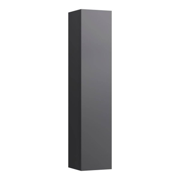 Kartell by Laufen 350 x 1650mm Right Hand Hinge Tall Cabinet - Slate Grey