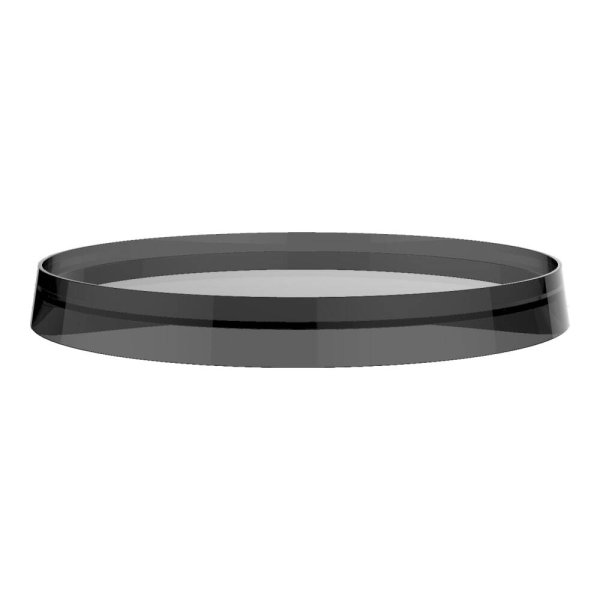 Kartell by Laufen 185mm Storage Tray Disc - Smoky Grey