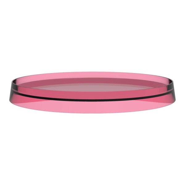 Kartell by Laufen 185mm Storage Tray Disc - Rose Pink