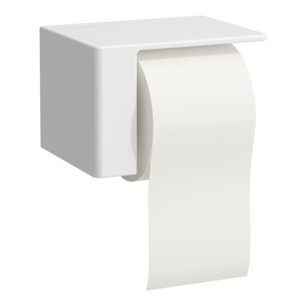 Laufen Val Right Hand Toilet Roll Holder - Matt White