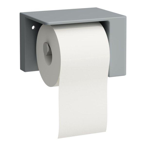 Laufen Val Left Hand Toilet Roll Holder - Matt Graphite