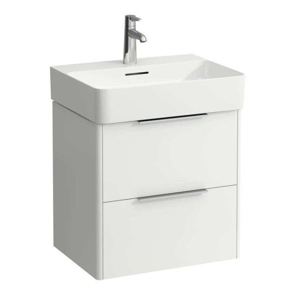 Laufen Base 535mm 2 Drawer Vanity Unit - Gloss White