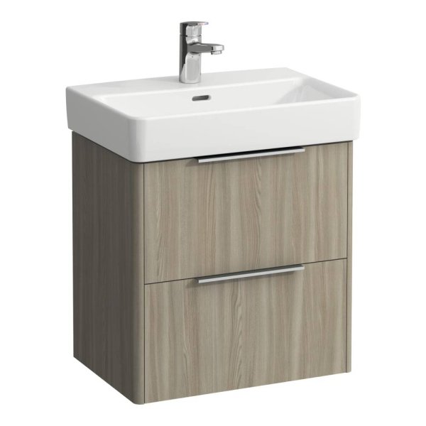 Laufen Base 520 x 360mm 2 Drawer Vanity Unit - Light Elm