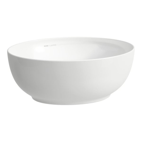 Laufen Alessi One 450mm Countertop Oval Basin Bowl - White LCC