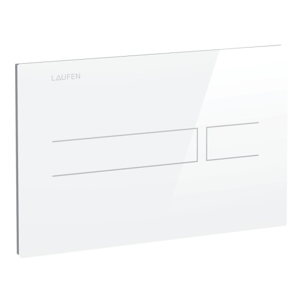 Laufen LIS AW3 Electronic Contactless Dual Flush Plate - White