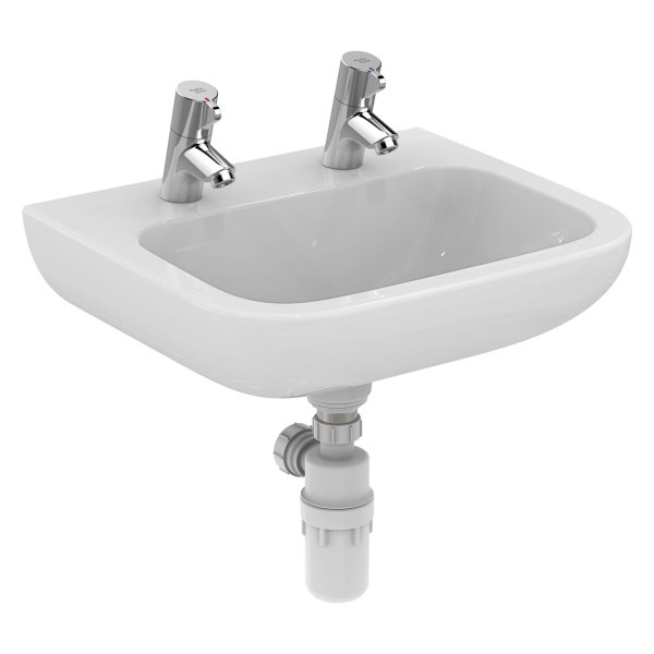 Armitage Shanks Portman 21 500mm Vanity Basin - 2 Tap Holes