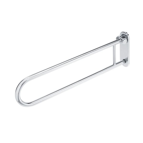 Coram Boston Comfort & Safety Drop Down Grab Bar - Polished Stainless Steel