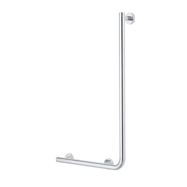 Coram Boston Comfort & Safety Grab Bar Right Hand 90 - Polished Stainless Steel