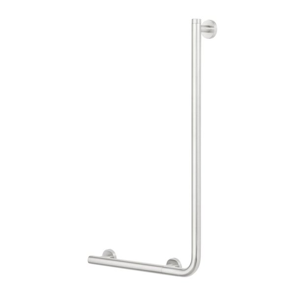 Coram Boston Comfort & Safety Grab Bar Right Hand 90 - Brushed Stainless Steel