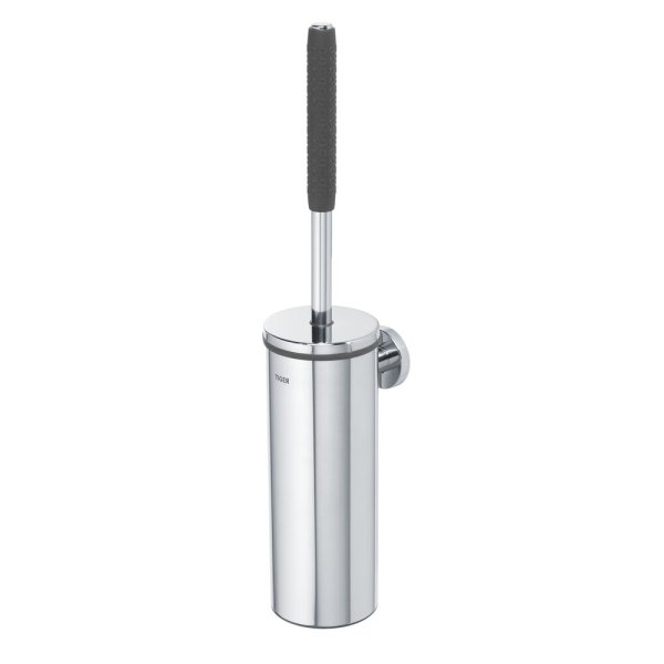 Coram Boston Comfort & Safety Toilet Brush & Holder - Polished Stainless Steel