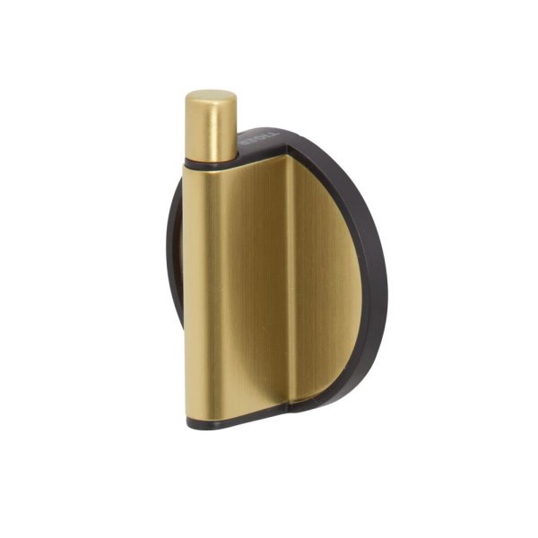 Coram Tune Towel Hook - Brushed Brass/Black