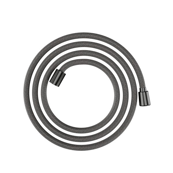 Hansgrohe Designflex Textile Shower Hose 200cm - Brushed Black Chrome