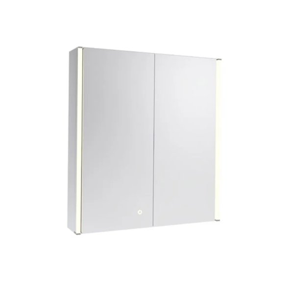 Tavistock Render 600mm Two Door Illuminated Bathroom Cabinet