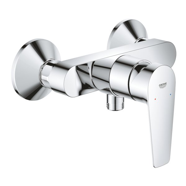 Grohe Bauedge Single-Lever Shower Mixer - Chrome