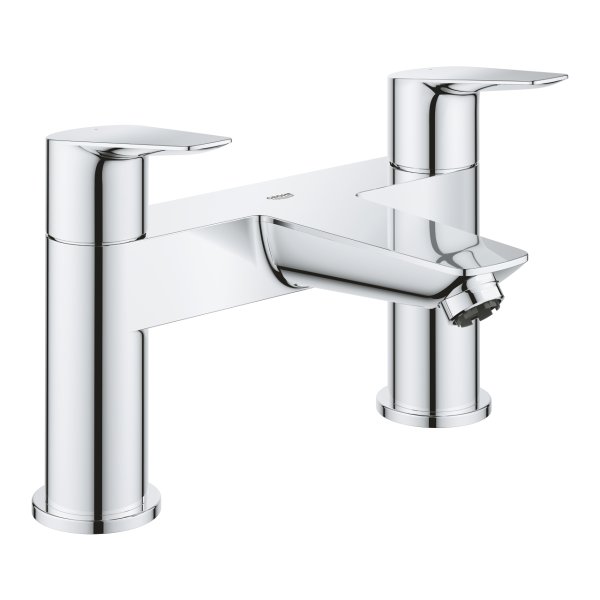 Grohe Bauedge Two-Handle Bath Filler - Chrome