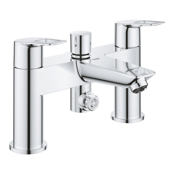 Grohe Bauloop Two-Handle Bath / Shower Mixer - Chrome