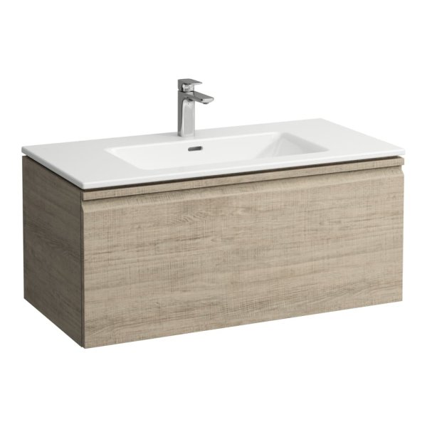 Laufen Pro S Laufen Pro S 1000mm Slim Vanity Unit with 1 Drawer & Basin  - Bright Oak