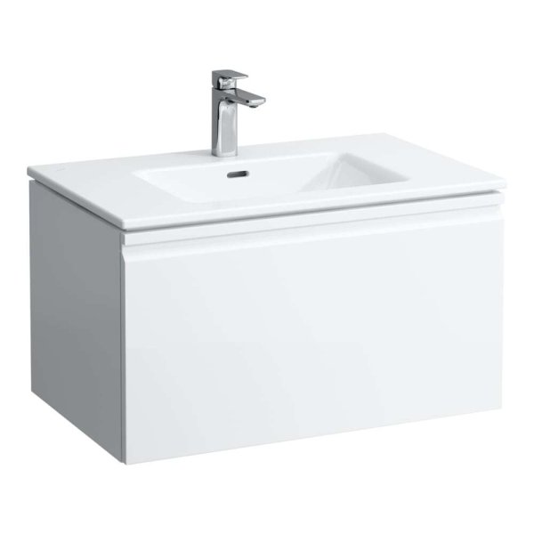 Laufen Pro S Laufen Pro S 800mm Slim Vanity Unit with 1 Drawer & Basin  - Matt White