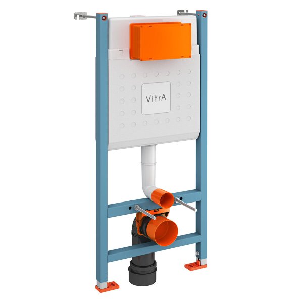 Vitra V-Fix Front Operated 3/6L Wall & Floor Fix 12cm Toilet Frame