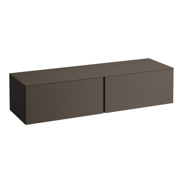 Laufen Alessi 1600mm Drawer Element without Cut-Out - Dark Brown