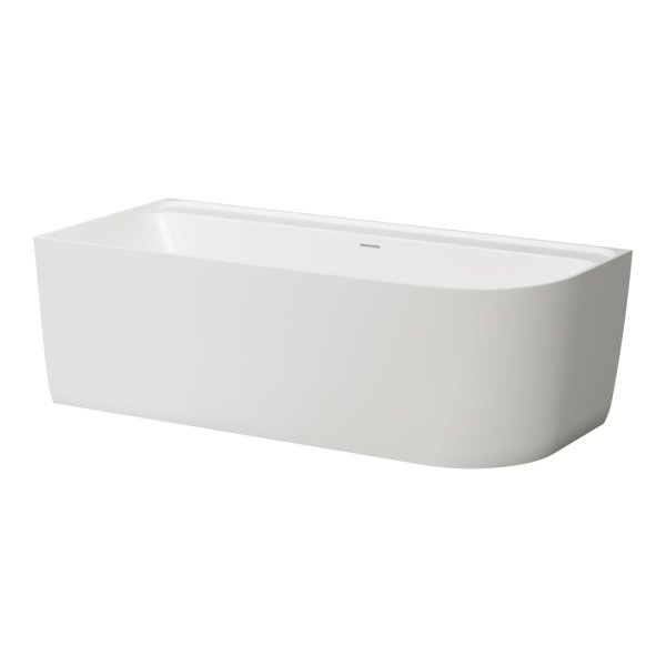 Laufen Meda 1800 x 800mm Left Hand Corner Marbond Bath - White