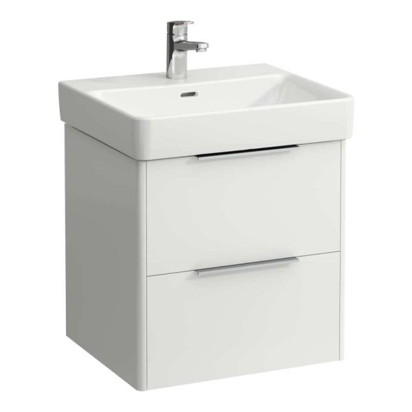 Laufen Base 520 x 440mm 2 Drawer Vanity Unit - Gloss White - Stock Clearance