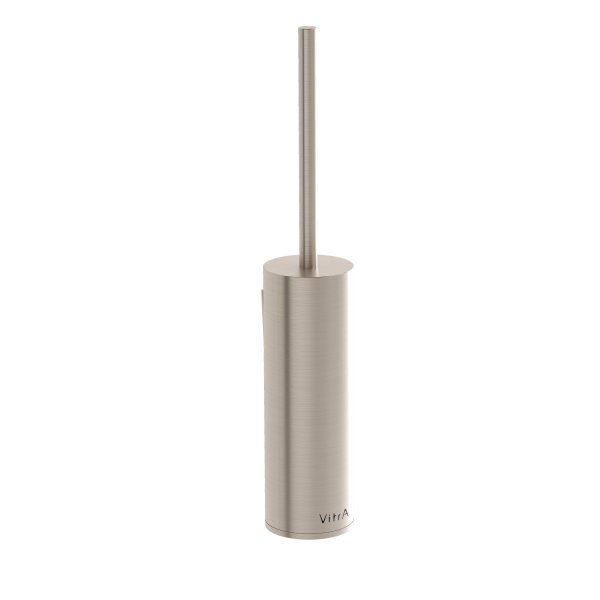 Vitra Origin Wall-Mounted Toilet Brush & Holder - Nickel