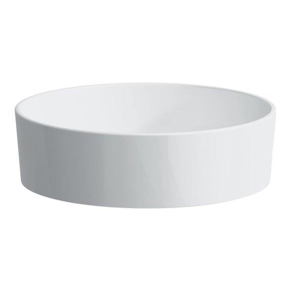 Kartell by Laufen 420mm SaphirKeramik Countertop Basin - White LCC