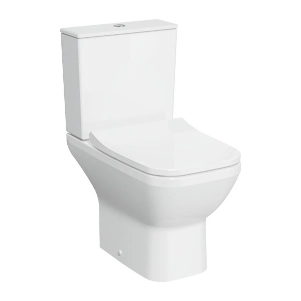 Vitra Integra Square Close Coupled Open Back Toilet