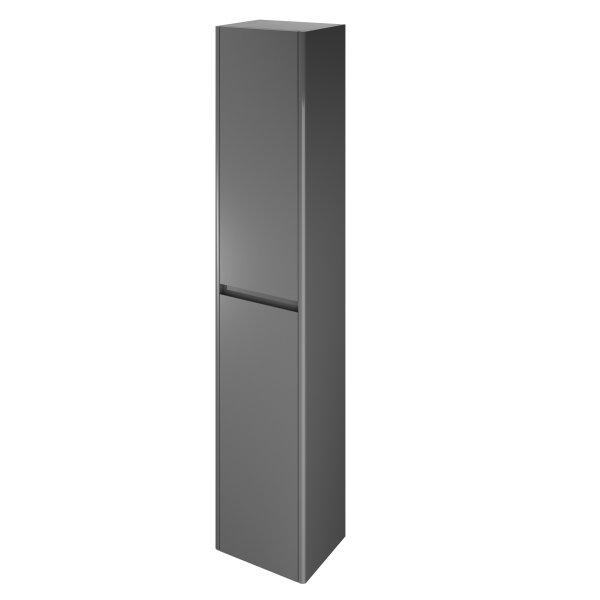 The White Space Americana 1400 x 300mm Column Unit - Matt Anthracite Grey