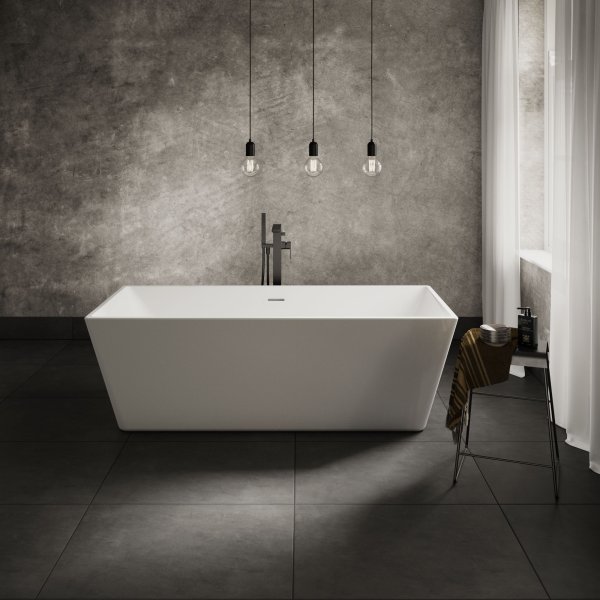 The White Space Varga 1800 x 800mm Freestanding Bath