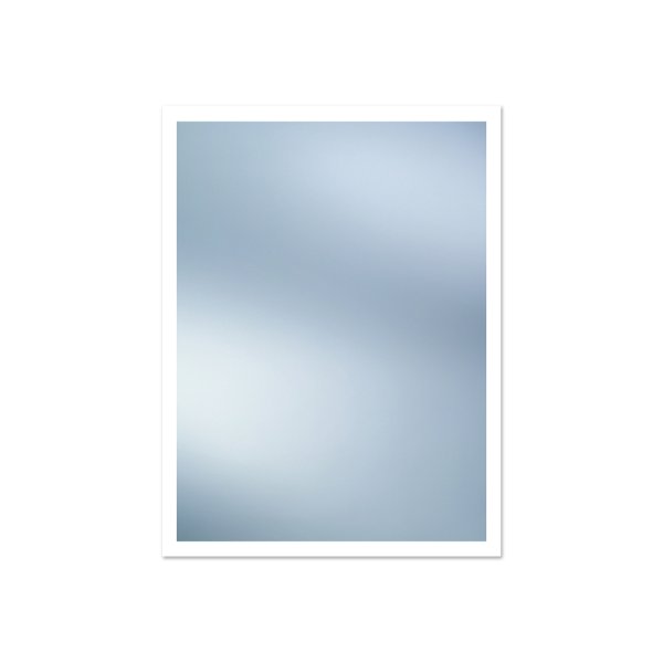 The White Space 600 x 800mm Illuminated Mirror with Touch Sensor & Demister - White