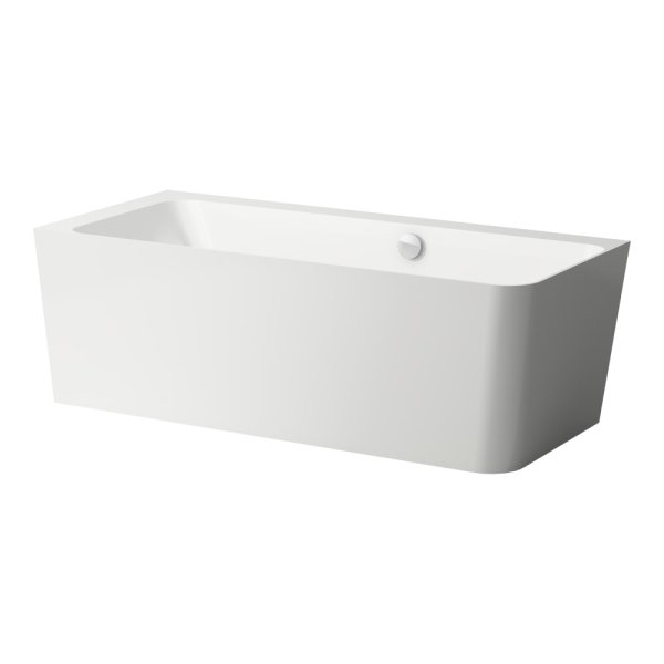 Laufen Linden 1800 x 800mm Left Hand Corner Marbond Bath - White