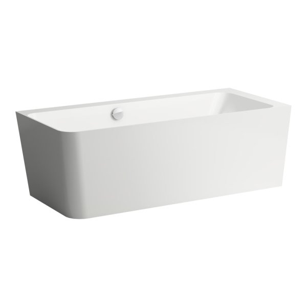 Laufen Linden 1800 x 800mm Right Hand Corner Marbond Bath - White