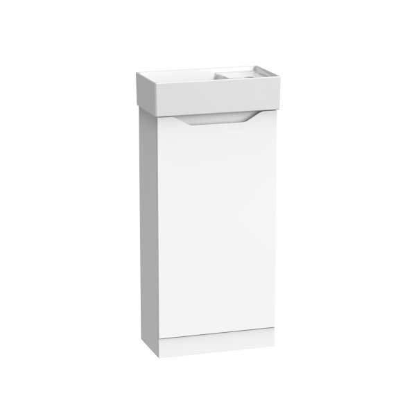 Tavistock Nimble 400mm Cloakroom Vanity Unit - Matt White