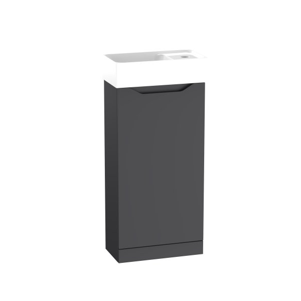 Tavistock Nimble 400mm Cloakroom Vanity Unit - Storm Grey