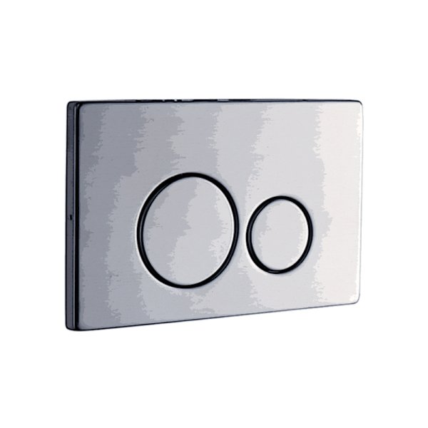 Abacus ISO 2 Flush Plate - Chrome