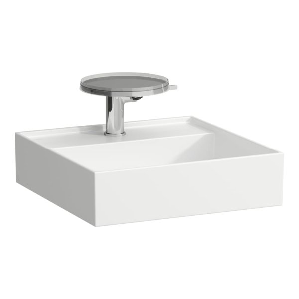 Kartell by Laufen 460mm SaphirKeramik Basin - White LCC