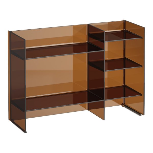 Kartell by Laufen Stackable Sound-Rack Shelf - Amber